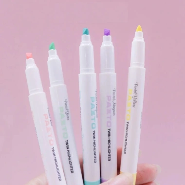 Bút nhớ dòng dấu highlight dạ quang Thiên Long Pazto HL-016 màu pastel rửa được 18.000₫