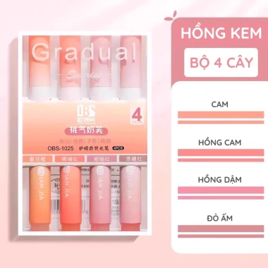 Bút Nhớ Highlight Gradual Pastel - Bộ bút pastel học sinh trang trí sổ, giảm 17% 10
