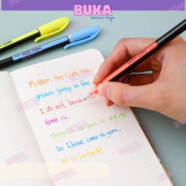 Bút nhũ neon Buka set 12-24 màu - Đồ trang trí planner, bullet journal, 31.900₫ 6