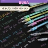 Bút nhũ neon Buka set 12-24 màu - Đồ trang trí planner, bullet journal, 31.900₫ 8