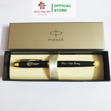 Bút Parker đen bóng cái vàng khắc tên miễn phí - Bút ký cao cấp, rẻ vô địch 342k 3