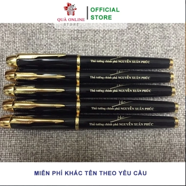 Bút Parker đen bóng cái vàng khắc tên miễn phí - Bút ký cao cấp, rẻ vô địch 342k 5