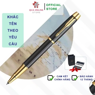 Bút Parker đen bóng cái vàng khắc tên miễn phí - Bút ký cao cấp, rẻ vô địch 342k 10
