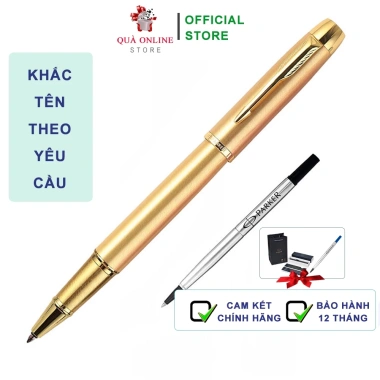 Bút Parker Vàng Gold Cao Cấp - Miễn Phí Khắc Tên và Logo, Giá Rẻ 585k