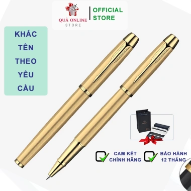 Bút Parker Vàng Gold Cao Cấp - Miễn Phí Khắc Tên và Logo, Giá Rẻ 585k 2