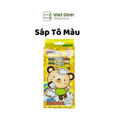 Bút sáp dầu 12 màu cho bé, độ bám tốt, không lem, giảm giá 20% chỉ 19.279₫ 4