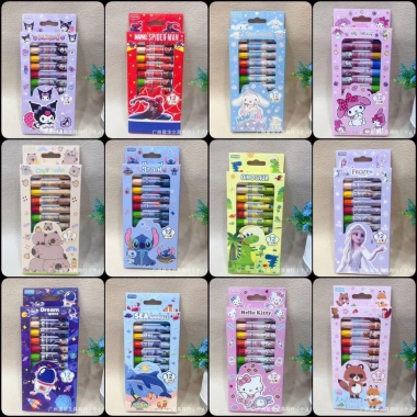 Bút Sáp Màu Tô 12-24 Chi Tiết - An Toàn, Không Độc Hại, Dễ Thương, Giá 39.000₫ 3