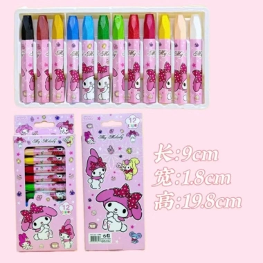 Bút Sáp Màu Tô 12-24 Chi Tiết - An Toàn, Không Độc Hại, Dễ Thương, Giá 39.000₫ 6