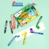 Bút sáp siêu bám mịn Smartkids DINO CR20 12 màu sáng tạo trẻ mẫu giáo, chỉ 13.700₫