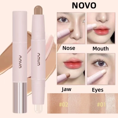 Bút Tạo Khối Novo Hai Đầu F43 - Bắt Sáng, Trang Điểm Gương Mặt, Giá 54.000đ