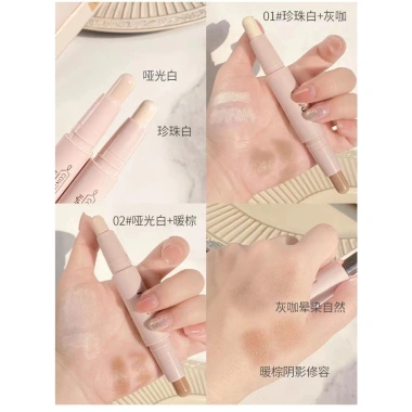 Bút Tạo Khối Novo Hai Đầu F43 - Bắt Sáng, Trang Điểm Gương Mặt, Giá 54.000đ