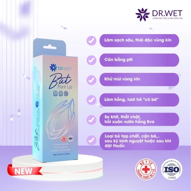 Bút Thanh Lọc DR.WET Đũa Thần Inner Gel - Trẻ Hoá Vùng Kín, Giá 162k Hộp 5 Bút 2
