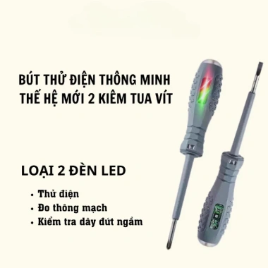 Bút thử điện đa năng, cảm ứng Vôn kế, tua vít từ tính – Dụng cụ kiểm tra điện chỉ 11.000₫