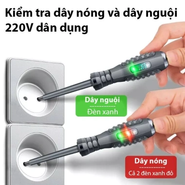 Bút thử điện đa năng, cảm ứng Vôn kế, tua vít từ tính – Dụng cụ kiểm tra điện chỉ 11.000₫