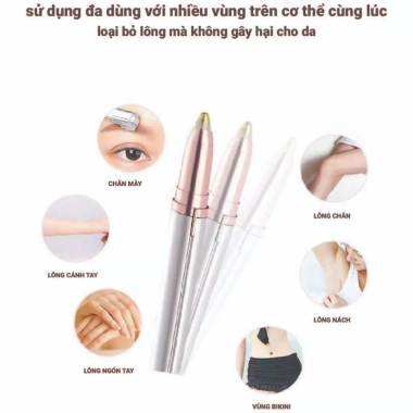 Bút tỉa lông mày nhỏ gọn, dễ dùng, tỉa lông mép, mũi, nách không đau - 52.000 VND 3 Bút tỉa lông mày nhỏ gọn, dễ dùng, tỉa lông mép, mũi, nách không đau - 52.000 VND 3