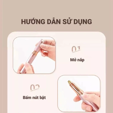 Bút tỉa lông mày nhỏ gọn, dễ dùng, tỉa lông mép, mũi, nách không đau - 52.000 VND