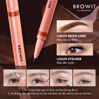 Bút Trang Điểm Mắt & Mày Browit Duo 3 Màu 0.35ml và 0.2ml - Giá Ưu Đãi 154.000đ