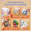 Bút vẽ Acrylic 120 chiếc hộp vuông - Dụng cụ kháng nước cho sổ lưu niệm 9