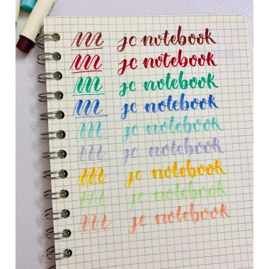 Bút Vẽ Calligraphy Brush - Bút Caligraphy Trang Trí Bullet Journal Giá 28.000 VND 7