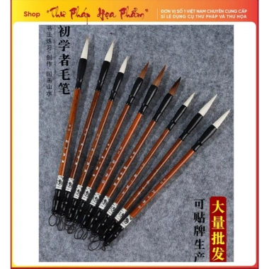 Bút viết thư pháp thượng thư lông mềm, viết mượt giá rẻ 15.000₫ chất lượng cao 9