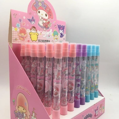 Bút Xịt Đa Năng Anime Sanrio Kulomi – Bút Gel Merlot, Yugui Dog, Gemini, Giá chỉ 25.000₫ 3 Bút Xịt Đa Năng Anime Sanrio Kulomi – Bút Gel Merlot, Yugui Dog, Gemini, Giá chỉ 25.000₫ 3