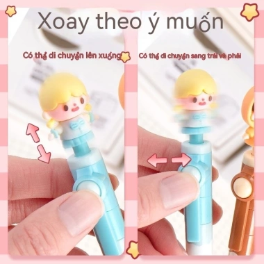 Bút xoay trẻ em hoạt hình - Bút gel khô nhanh, sáng tạo, giá ưu đãi 20.800₫