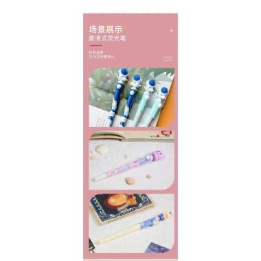 Bút xoay trẻ em hoạt hình - Bút gel khô nhanh, sáng tạo, giá ưu đãi 20.800₫