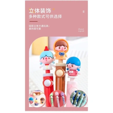 Bút xoay trẻ em hoạt hình - Bút gel khô nhanh, sáng tạo, giá ưu đãi 20.800₫