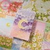 Bưu thiếp tranh sơn dầu 30 tấm - Thiệp chúc mừng nghệ thuật hoa cỏ trăng núi, 72.160₫