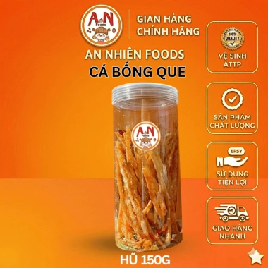 Cá bống tẩm gia vị que, khối lượng tịnh, không bao bì, giá chỉ 91.000đ