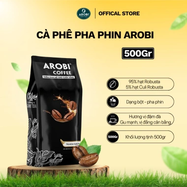 Cà Cà Phê Arobi Rang Xay 500gr - Pha Phin cho Cà Phê Sữa, Muối, Bạc Xỉu - Giá 165k