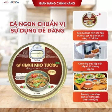 Cá Chạch Kho Tương ROCA 500g - Đặc sản Bắc Bộ, món ăn truyền thống, giá ưu đãi 319.000₫