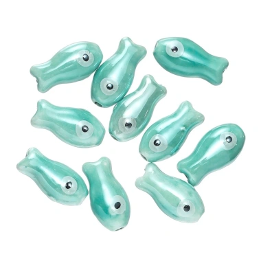 Cá Gốm Sứ Lyagems May Mắn - Chuỗi Hạt Vòng Tay Trang Sức Độc Đáo Giá 7.011 VND 10