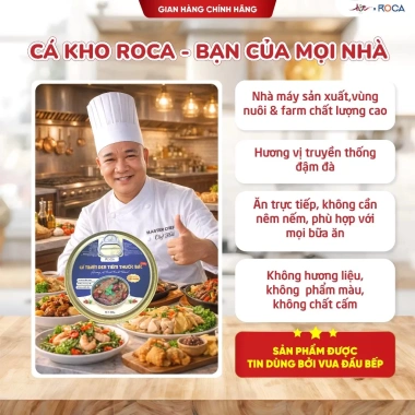 Cá hộp Trắm Đen Tiềm Thuốc Bắc ROCA 500g Chef Hải - Thanh Bổ Dễ Ăn, Bồi Bổ Sức Khỏe Gia Đình, Giá 458.850 VND 5