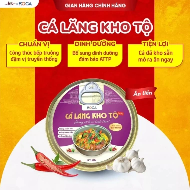 Cá Lăng Kho Tộ ROCA 500g - Chef Hải - Đậm Đà Vị Quê Giá Ưu Đãi 449k 3