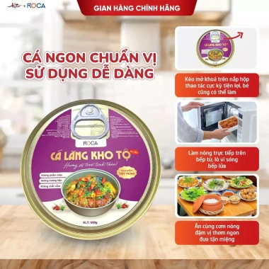 Cá Lăng Kho Tộ ROCA 500g - Chef Hải - Đậm Đà Vị Quê Giá Ưu Đãi 449k 6