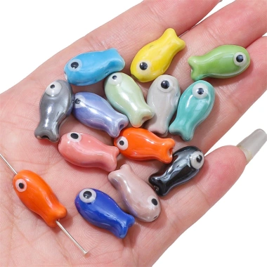 Cá Mắt Quỷ Gốm Lyagems 10x19mm Hình Cá Ba Chiều Nhỏ Đồ Thủ Công Giá 8.034 VND 3 Cá Mắt Quỷ Gốm Lyagems 10x19mm Hình Cá Ba Chiều Nhỏ Đồ Thủ Công Giá 8.034 VND 3