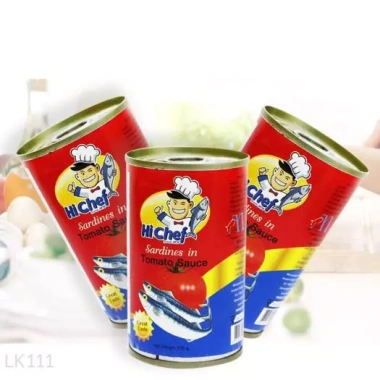 Cá Mòi Sốt Cà Chua HI CHEF Đầu Bếp Thái Lan 155g - Lộc 10 LON Giá 112.000 VND