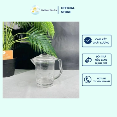 Ca Nhựa Fataco Đa Size - Ca Đựng Nước Acrylic Dày Dặn, Trong Suốt, An Toàn Sức Khỏe - Giá chỉ 59.000₫
