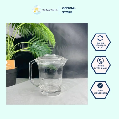 Ca Nhựa Fataco Đa Size - Ca Đựng Nước Acrylic Dày Dặn, Trong Suốt, An Toàn Sức Khỏe - Giá chỉ 59.000₫