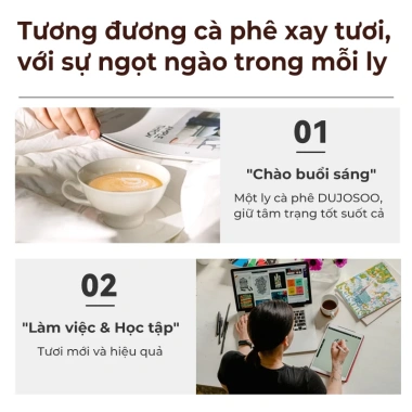 Cà phê 3 trong 1 DUJOSOO Creamy Macchiato 15g - Gói 8, chỉ 99.000₫, thơm béo, tiện lợi 8