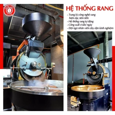 Cà Phê Arabica Dark Roast 500g - Rang Mộc, Pha Phin & Máy, Giá chỉ 80k - Quốc Lộc