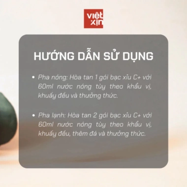 Cà Phê Bạc Xỉu Hoà Tan C+ Cộng Cà Phê 180g (12 gói 15g) - Vixi Giá chỉ 55.000đ