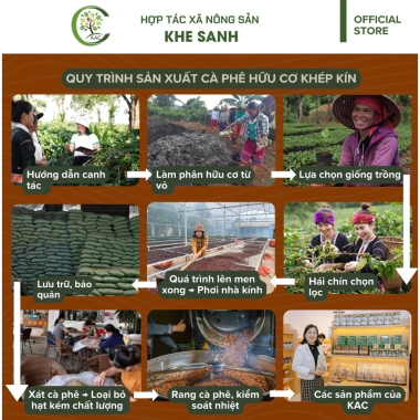 Cà phê BLEND 50% Arabica 50% Robusta Khe Sanh - Rang xay, giá ưu đãi 59.000₫ 3