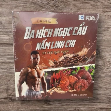 Cà phê Bổ Thận Tráng Dương 15 gói 2.026: Giá 50.000, hỗ trợ phái mạnh khẳng định