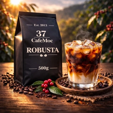 Cà phê bột Nguyên Chất 500g Robusta Đắk Lắk - Gu Đậm, Không Tẩm Ướp, Giá chỉ 139k
