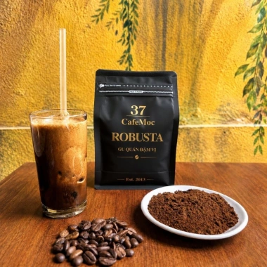 Cà phê bột Nguyên Chất 500g Robusta Đắk Lắk - Gu Đậm, Không Tẩm Ướp, Giá chỉ 139k