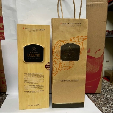 Cà phê Chồn Legend Trung Nguyên 225g hộp gỗ - Hương vị đậm đà, giảm giá 1.245k 7 Cà phê Chồn Legend Trung Nguyên 225g hộp gỗ - Hương vị đậm đà, giảm giá 1.245k 7
