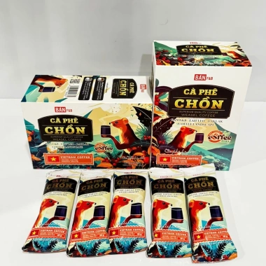 Cà Phê Chồn Thơm Ngon Đậm Vị - Dễ Pha, Tiện Lợi, Tăng Tỉnh Táo, Hộp 10 Gói 52.000 VND