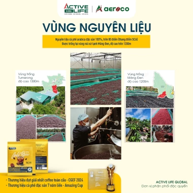 Cà Phê Cold Brew Aeroco 100% Arabica - Túi Lọc Nhật Bản Cao Cấp Giá 282.000 VND